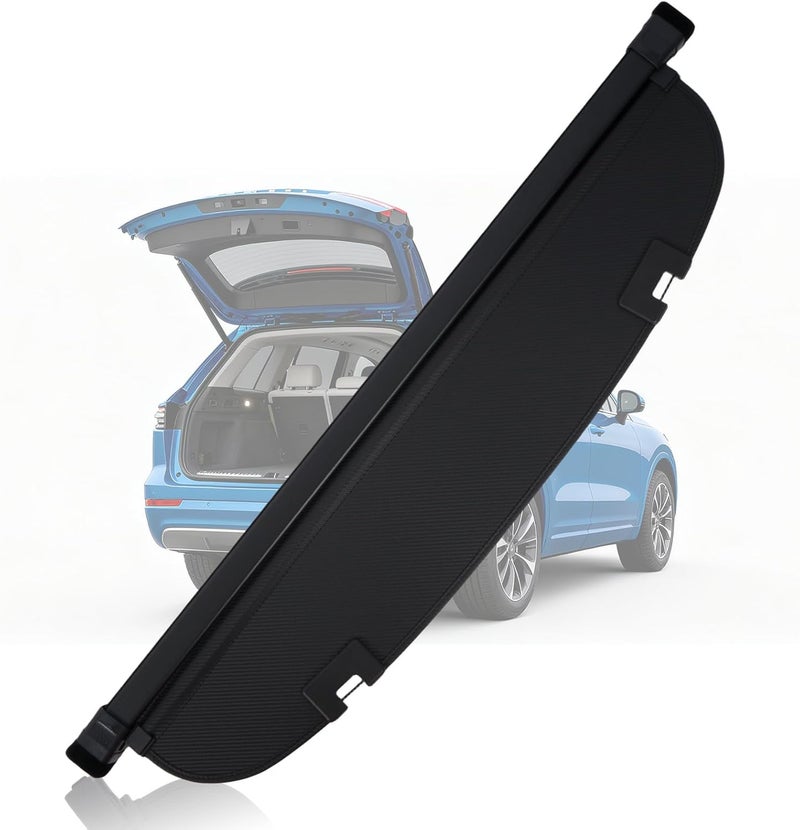 NTLTPYY Cargo Cover for Mazda CX-5 l4 2.0L 2.2L 2.5L 2017-2025 - Waterproof Tear Accessories -Resistant Carbon Fibe Trunk Cover, Car Retractable Cargo Cover, Anti-Peeping Luggage Privacy Shield - Image 1